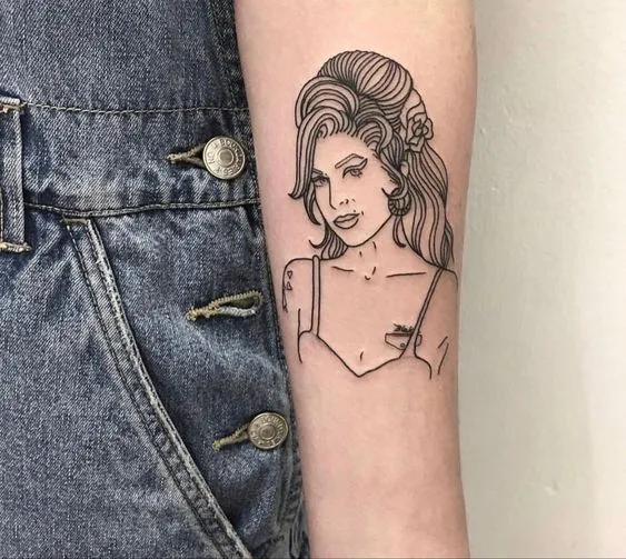 tatuagem Amy Winehouse