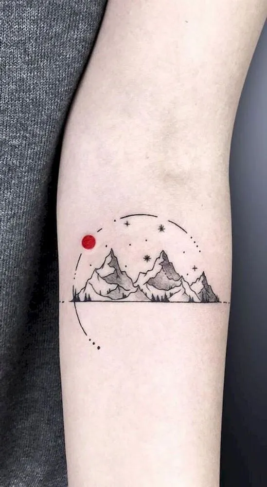 tatuagem montanha