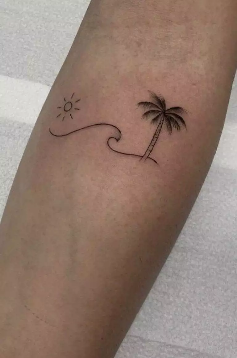 tattoo praia fineline