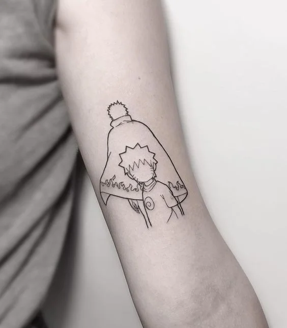 Simbolo do naruto tatuagem