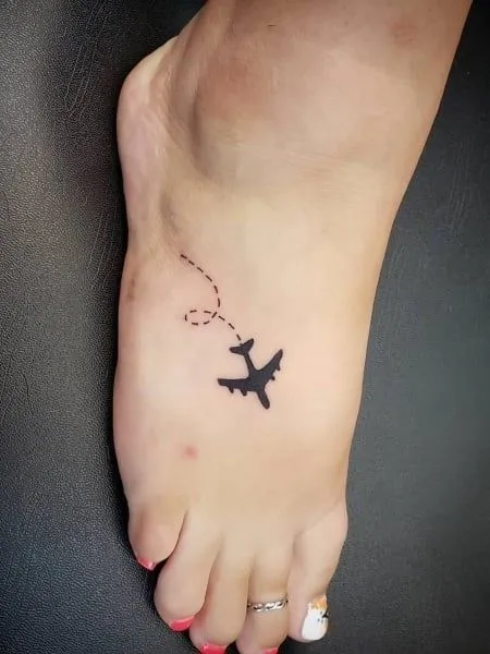tatuagem avião