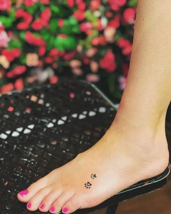 Tatuagem nos pés