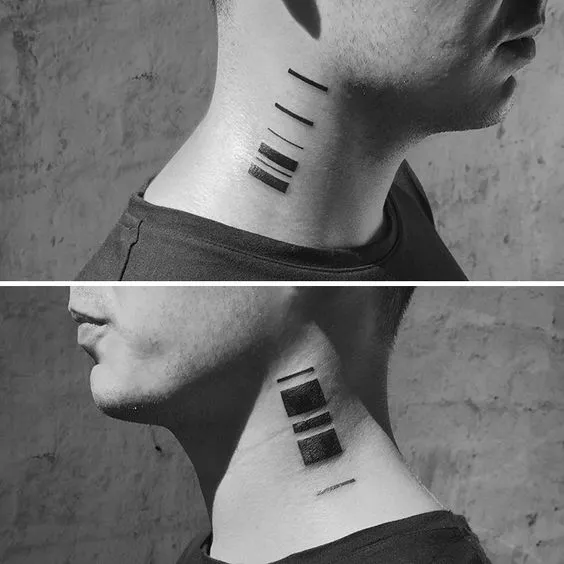 Tatuagem código de barras