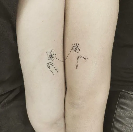 Tatuagem de casal